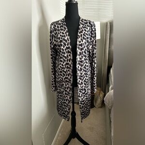 Women’s Leopard Print Cardigan/Kimono